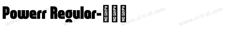 Powerr Regular字体转换